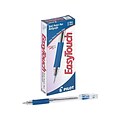 Pilot EasyTouch Ballpoint Pens, Fine Point, Blue Ink, Dozen (32002)