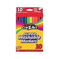 Cra-Z-Art Classic Super Washable Markers, Fine, Assorted, 10/Pack (10161-48)