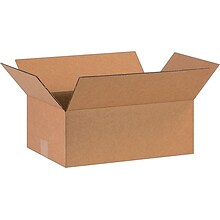 16 x 10 x 6 Shipping Boxes, ECT Rated, Kraft, 25/Bundle (BS161006)