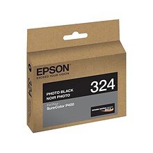 Epson T324 Ultrachrome Photo Black Standard Yield Ink Cartridge (T324120)