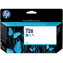 HP 728 Cyan Standard Yield Ink Cartridge (F9J67A)