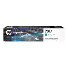 HP 981A Cyan Standard Yield Ink Cartridge (J3M68A)