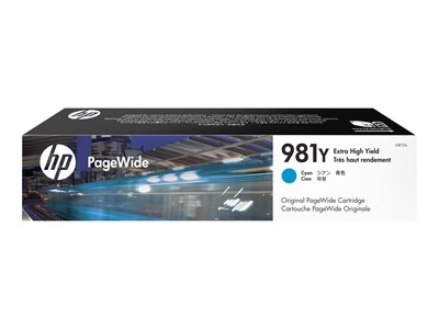 HP 981Y Cyan Extra High Yield Ink Cartridge (L0R13A)