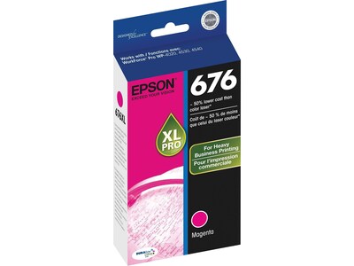 Epson T676XL Magenta High Yield Ink Cartridge