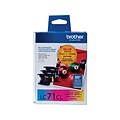 Brother LC713PKS Cyan/Magenta/Yellow Standard Yield Ink Cartridge,   3/Pack