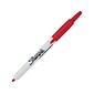 Sharpie Retractable Permanent Markers, Fine Tip, Red, 12/Pack (32702)