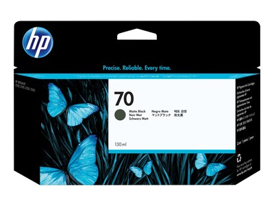 HP 70 Black Matte Standard Yield Ink Cartridge (C9448A)