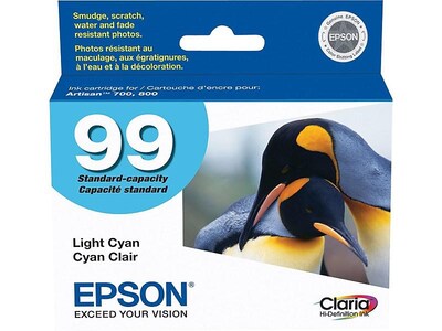 Epson T99 Light Cyan Standard Yield Ink Cartridge (T099520-S)