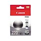 Canon 220 Pigment Black Standard Yield Ink Cartridge   (2945B001)