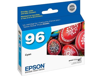 Epson T96 Ultrachrome Cyan Standard Yield Ink Cartridge