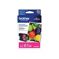 Brother LC61MS Magenta Standard Yield Ink Cartridge, Prints Up to 325 Pages