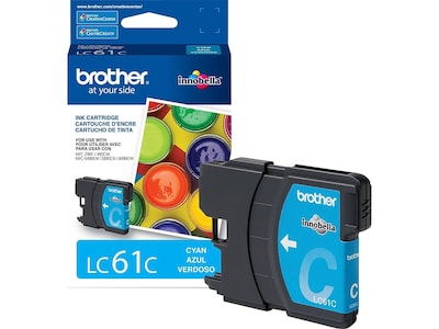 Brother LC61C Cyan Standard Yield Ink  Cartridge