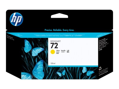 HP 72 Yellow Standard Yield Ink Cartridge (C9373A)