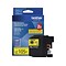 Brother LC105Y Yellow Extra High Yield Ink Cartridge, Prints Up to 1,200 Pages