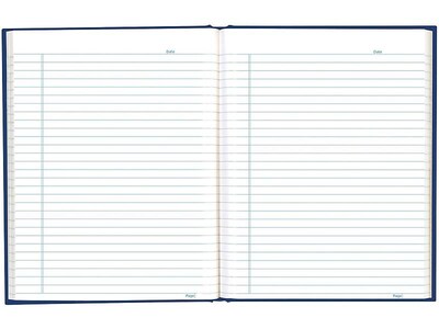 Blueline Professional Notebooks, 7.25" x 9.25", College Ruled, 96 Sheets, Blue (A9.82)