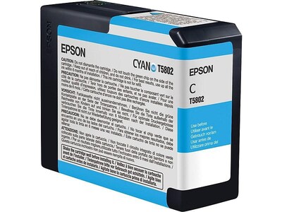 Epson T580 Ultrachrome Cyan Standard Yield Ink Cartridge