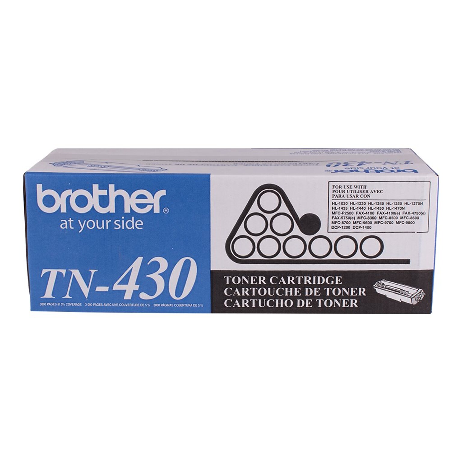 Brother Black Standard-Yield Toner Cartridge   (TN-430)