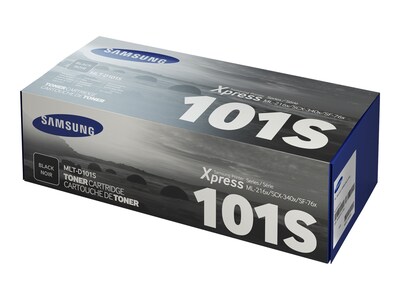HP 101S Black Toner Cartridge for Samsung MLT-D101S (SU696), Samsung-branded printer supplies are no