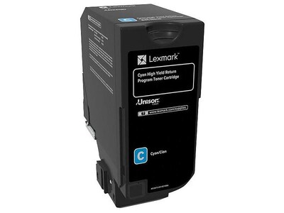 Lexmark 84 Cyan High Yield Toner Cartridge
