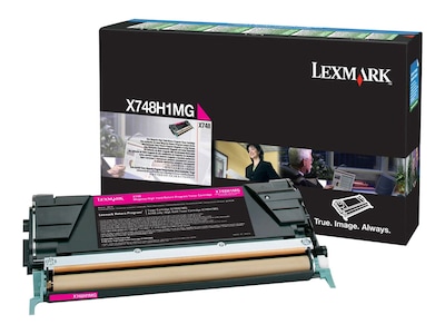 Lexmark X746 Magenta High Yield Toner Cartridge (X748H1MG)