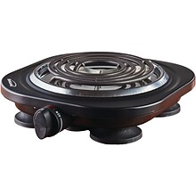 Brentwood TS-321BK Electric 1,000-Watt Single Burner (Black)