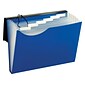 Globe-Weis Expanding File, Letter Size, 7-Pocket, Blue (67440BLU)