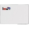 MasterVision Enamel Dry-Erase Whiteboard, Aluminum Frame, 6 x 4 (CR1230830A)