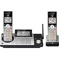AT&T CL83215 2 Handset Cordless Telephone, Silver/Black