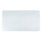 Artistic Krystal View Anti-Slip Plastic Desk Pad, 20" x 36", Clear (60-6-0M)