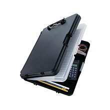 Saunders WorkMate II Polypropylene Storage Clipboard, Black (00552)