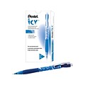 Pentel Icy Mechanical Pencils, 0.5mm Lead, Dozen (AL25TC)