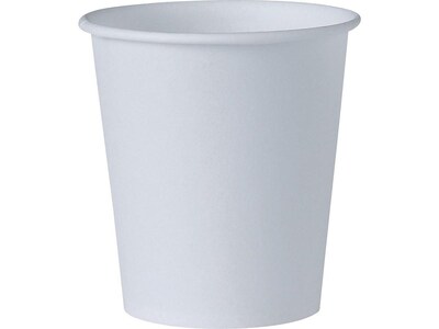 Solo Bare Eco-Forward Cold Cups, 3 Oz., White, 100/Pack (44-2050)