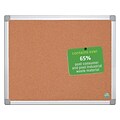 Bi-Office Earth-It Cork Bulletin Board, Aluminum Frame, 3 x 2 (CA031790)