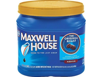 Maxwell House Original Roast Ground Coffee, Medium Roast, 30.6 oz. (04648)