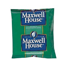 Maxwell House Arabica Decaf Ground Coffee, Medium, 42/Carton (390390)