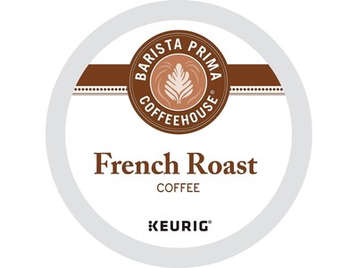 Barista Prima French Roast Coffee Keurig® K-Cup® Pods, Extra Dark Roast, 24/Box (6611)