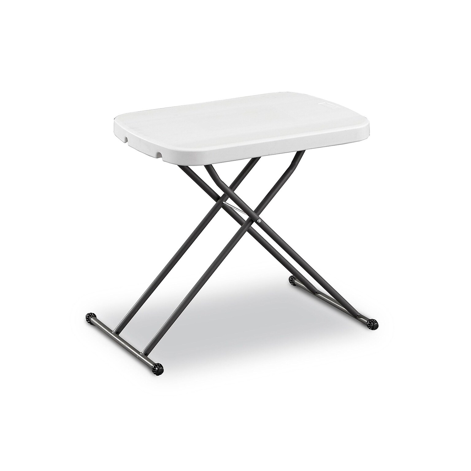 Quill Brand® Personal Folding Table, 25.5L x 17.8W, Gray (79143)