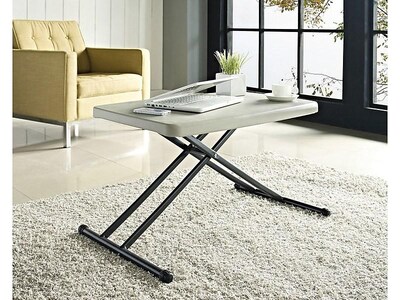Quill Brand® Personal Folding Table, 25.5"L x 17.8"W, Gray (79143)