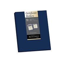 Southworth Certificate Holders, 8.5 x 11, Navy Blue, 10/Pack (PF8)