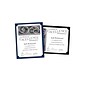 Southworth Certificate Holders, 8.5" x 11", Navy Blue, 10/Pack (PF8)
