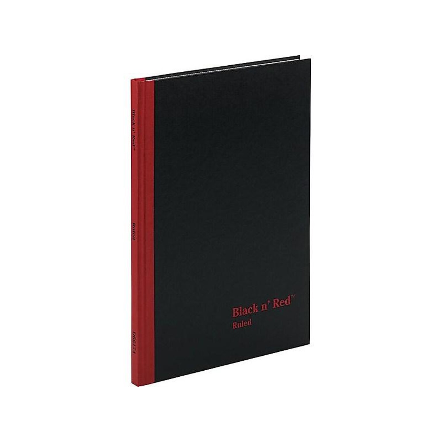 Black N Red Black n Red 1-Subject Professional Notebooks, 8.25 x 11.75, Wide Ruled, 96 Sheets, Black (JDK-D66174)