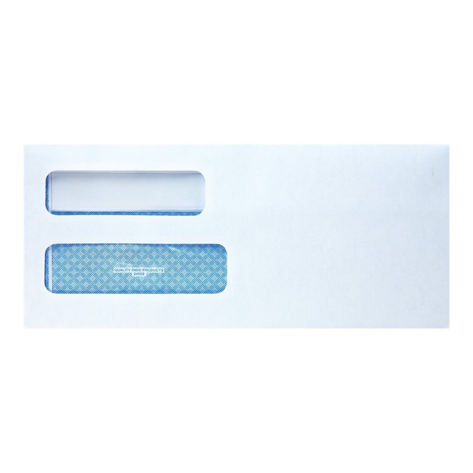 Quality Park Redi-Seal Security Tinted #10 Double Window Envelopes, 4 1/8 x 9 1/2, White, 500/Box (QUA24559)