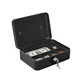Honeywell Standard Cash Box, 6 Compartments, Black (6112)