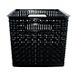 Advantus Large Weave Plastic Bin, Black, 2/Pack (AVT40328)