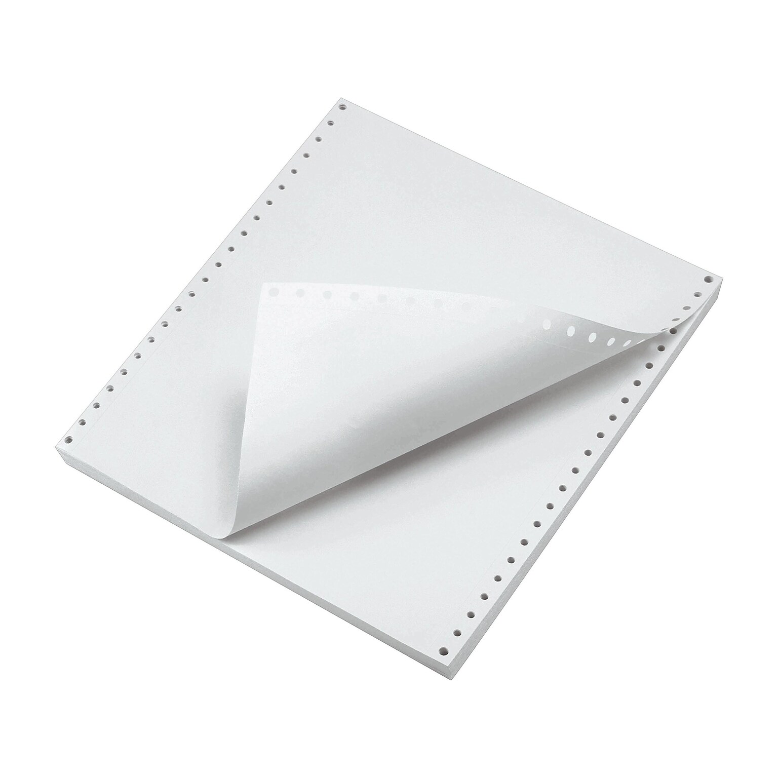 Staples® Continuous Computer Paper, 9.5 x 11, 20 lb., 92 Bright, 2500 Sheets/Carton (ST18923)