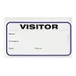 IDville Visitor Pass Sticker Name Tags/Labels, White, 150/Box (134678231)