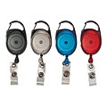 Advantus Badge Reels, Assorted Colors, 20/Pack (75552)