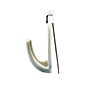 Officemate Cubicle Hooks, White, 5/Pack (30180)