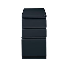 Quill Brand® 3-Drawer Vertical File Cabinet, Locking, Black, Letter, 22.88D (25170D)