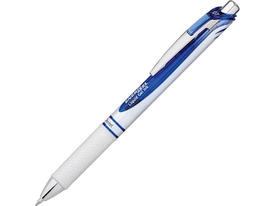 Pentel EnerGel RTX Retractable Gel Pens, Medium Point, Blue Ink, 12/Pack (BL77PW-C)